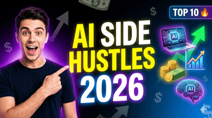 10 AI Side Hustles That Actually Work in 2026 (Beginner Guide)