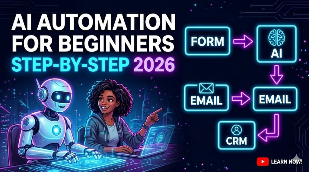 AI Automation for Beginners (Step-by-Step Setup Guide 2026)