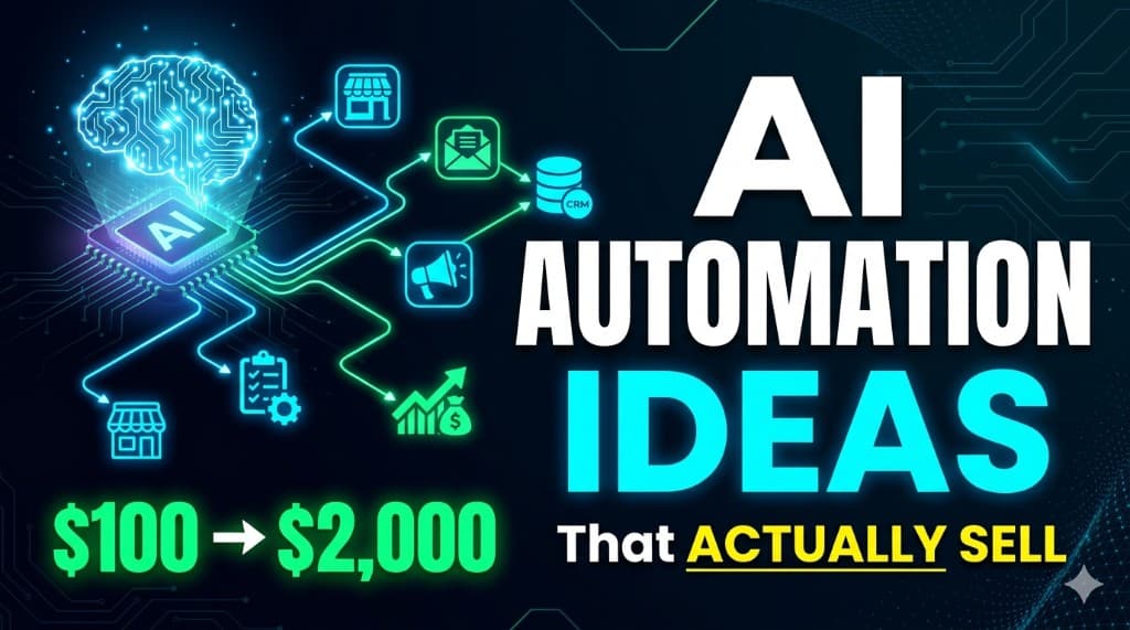 10 AI Automation Ideas That Actually Sell in 2026 (With Real Examples)