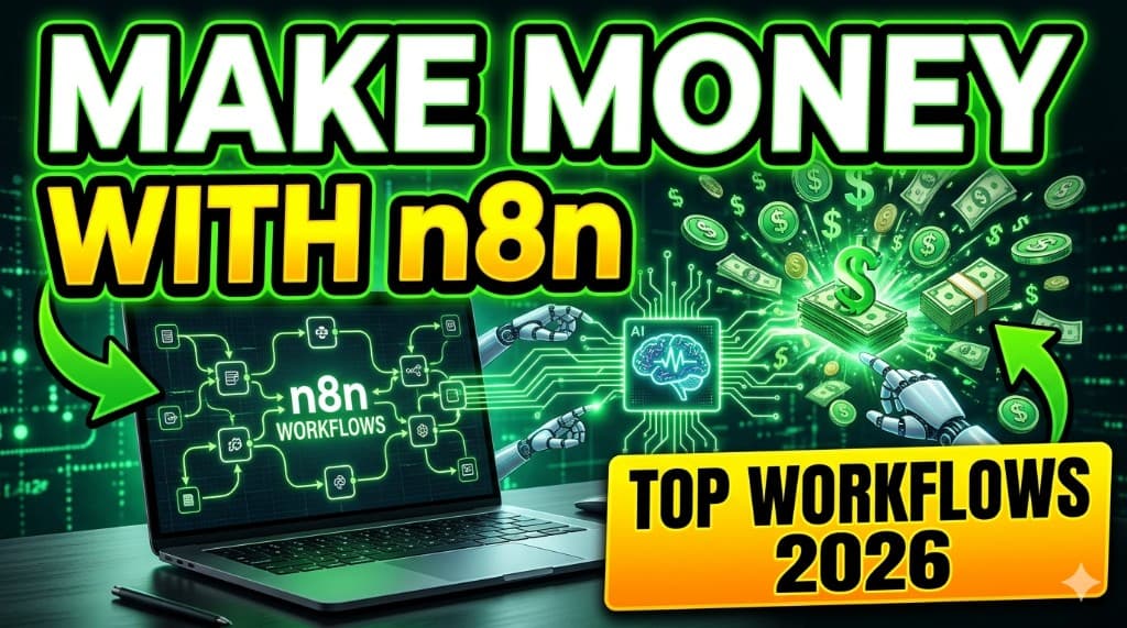 Best n8n Workflows to Make Money in 2026 (Step-by-Step Guide)